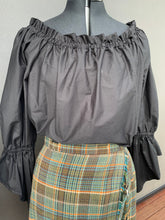 Load image into Gallery viewer, Peasant blouse 100% cotton