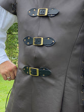 Load image into Gallery viewer, Medieval Leather Tunic or Jerkin - with lace up sides and Sleeves