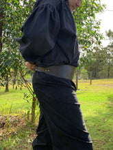 Load image into Gallery viewer, Medieval/Viking Leather Belt with Shaped Front - Individually Handmade