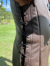 Load image into Gallery viewer, Medieval Leather Tunic or Jerkin - with lace up sides and Sleeves