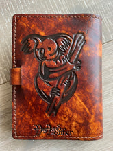 Load image into Gallery viewer, A6 Leather Journal Cover - Australian Kangaroo - Brown