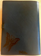 Load image into Gallery viewer, Circling Fairies Leather Journal A4 - corner pieces