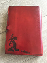 Load image into Gallery viewer, Bouncing Kangaroos Leather Journal A4