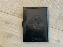 Load image into Gallery viewer, A6 Leather Journal Cover - Celtic Tree of Life - Black