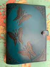 Load image into Gallery viewer, fairy leather journal green A4