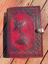 Load image into Gallery viewer, fairy leather journal A4 Burgundy