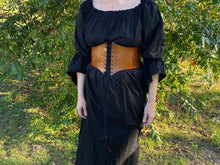 Load image into Gallery viewer, Medieval/Viking/ Lace up Leather Corset Belt