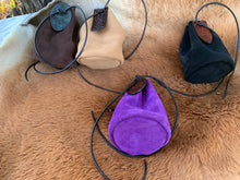Load image into Gallery viewer, Medieval Suede Leather Pouches Individually handmade - Coin Pouch - Drawstring Pouch