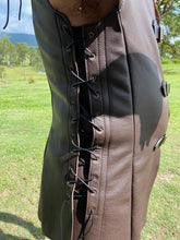 Load image into Gallery viewer, Medieval Leather Tunic or Jerkin - with lace up sides and Sleeves