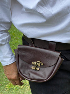 Suede Leather Belt Bag