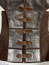 Load image into Gallery viewer, Medieval Suede Tunic or Jerkin with optional Buckle detail
