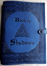 Load image into Gallery viewer, Book of shadows Triquetra leather journal
