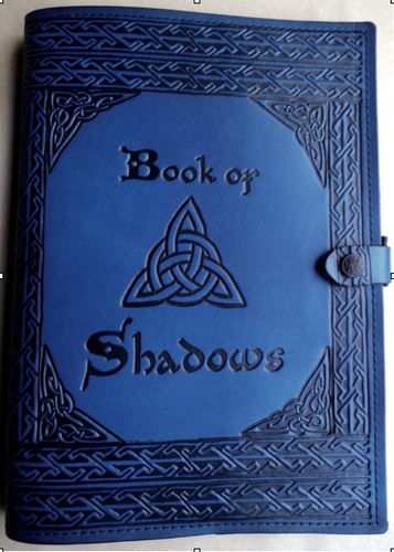 Book of shadows Triquetra leather journal