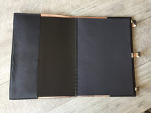 Load image into Gallery viewer, A3 Visual Art Diary Refills  100% Acid Free 110gsm Cartridge -  A3 - white pages 100 sheets - A3-black pages - 45 sheets  Fits into our Individually handmade Leather Journal Covers
