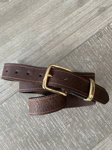 Leather Belt Full Grain - Individually Handmade with removable buckle 1.5"/38mm Choice of 3 colours