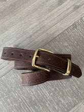 Load image into Gallery viewer, Leather Belt Full Grain - Individually Handmade with removable buckle 1.25&quot;/32mm Choice of 3 colours
