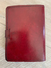 Load image into Gallery viewer, A6 Leather Journal Cover - Celtic Unity - Burgundy
