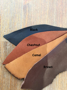 A5 Wrap around Leather Journal Cover - choice of 3 colours