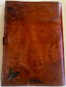 Fairy celtic leather journal A4