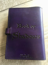 Load image into Gallery viewer, Book of Shadows with Pentagram Leather Journal A5
