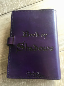 Book of Shadows with Pentagram Leather Journal A5