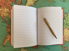 Load image into Gallery viewer, A5 Wrap around Leather Journal Cover - choice of 3 colours
