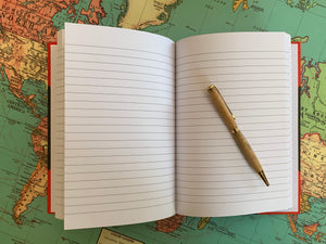 A5 Wrap around Leather Journal Cover - choice of 3 colours