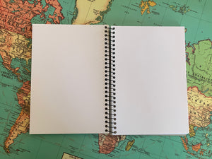A5 Leather Journal Cover - Celtic Harmony - Red