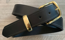 Load image into Gallery viewer, Leather Belt Full Grain - Individually Handmade with removable buckle 1.5&quot;/38mm Choice of 3 colours
