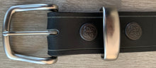 Load image into Gallery viewer, Leather Belt Full Grain - Individually Handmade with removable buckle 1.5&quot;/38mm Choice of 3 colours
