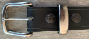 Leather Belt Full Grain - Individually Handmade with removable buckle 1.5"/38mm Choice of 3 colours