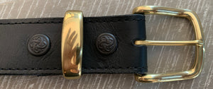 Leather Belt Full Grain - Individually Handmade with removable buckle 1.5"/38mm Choice of 3 colours