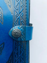 Load image into Gallery viewer, Book of Shadows with Pentagram Leather Journal A4
