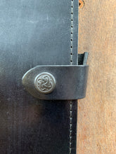 Load image into Gallery viewer, Book of Shadows with Pentagram Leather Journal A4
