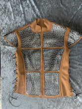 Load image into Gallery viewer, Medieval Suede Tunic or Jerkin with optional Buckle detail
