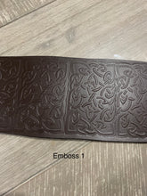 Load image into Gallery viewer, Medieval/Viking Leather Belt with Shaped Front - Individually Handmade
