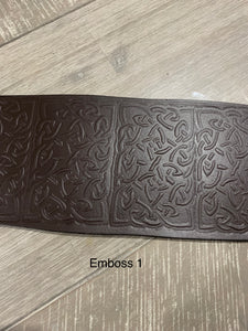 Medieval/Viking Leather Belt with Shaped Front - Individually Handmade