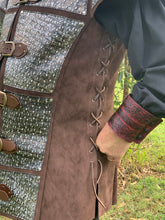 Load image into Gallery viewer, Medieval Suede Tunic or Jerkin with optional Buckle detail
