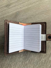 Load image into Gallery viewer, A7 Leather Notebook Cover - Celtic Mother Earth - Brown
